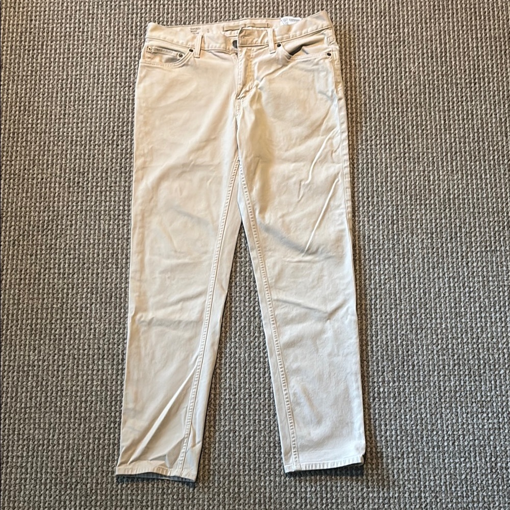 Banana Republic Men's Cream Chinos